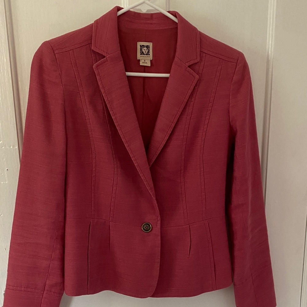Anne Klein Pink Blazer